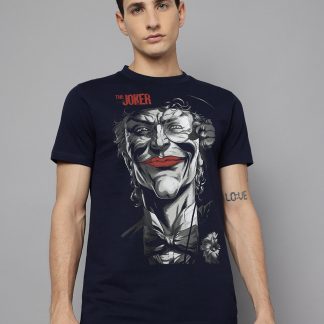 Joker Graphic Printed Regular Fit Tshirt Men