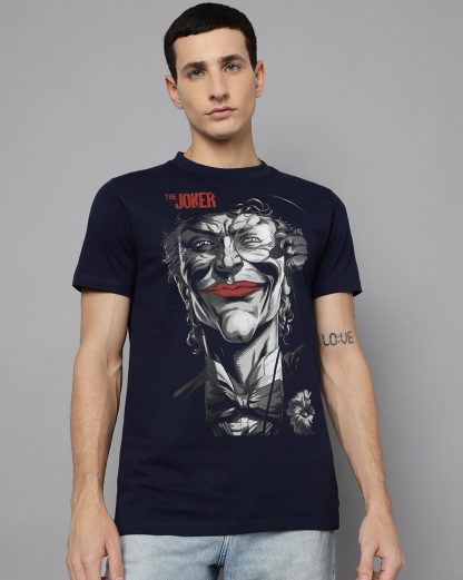 Joker Graphic Printed Regular Fit Tshirt Men