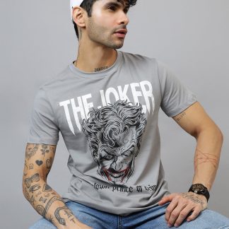 Joker Printed Regular Fit Tshirt For Men