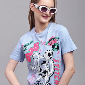 Lilo & Stitch Regular Fit Tshirt For Women
