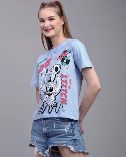 Lilo & Stitch Regular Fit Tshirt For Women - Image 2