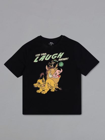 Lion King Printed Regular Fit Tshirt For Women - Image 5