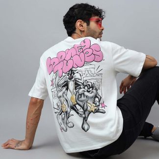 Looney Tunes Printed Oversized Tshirt For Men