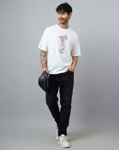 Looney Tunes Printed Oversized Tshirt For Men - Image 4