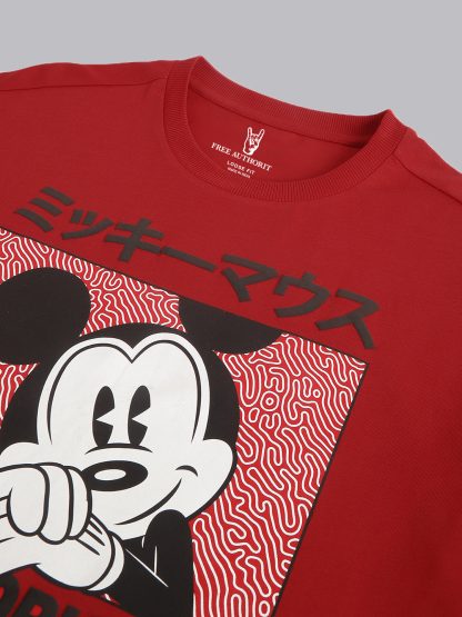 Mickey & Friends Printed Oversized Tshirt For Men - Image 2