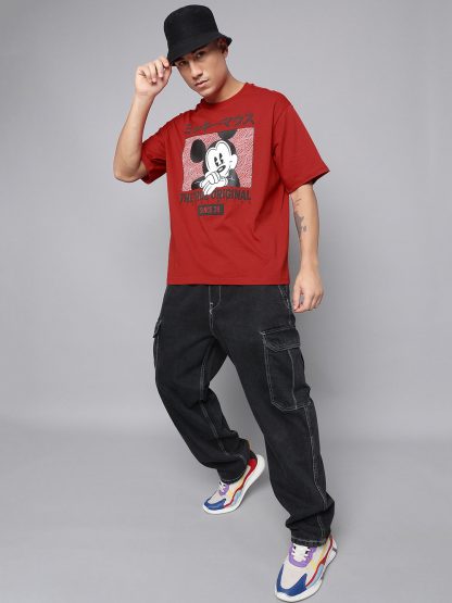 Mickey & Friends Printed Oversized Tshirt For Men - Image 5