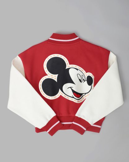 Mickey Mouse Oversized Varsity Jacket Women - Image 6