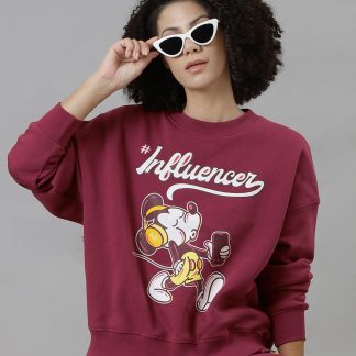Mickey Mouse Oversized Sweatshirt Women