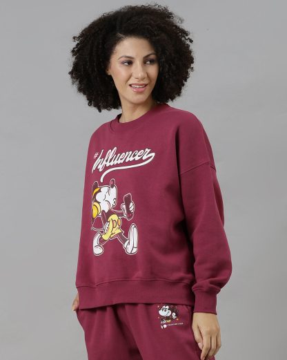 Mickey Mouse Oversized Sweatshirt Women - Image 2