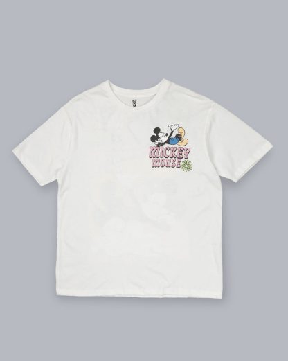 Mickey & Friends Printed Oversized Tshirt For Women - Image 5