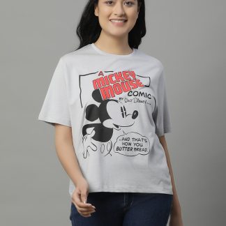 Mickey & Friends Relaxed Fit Tshirt For Women
