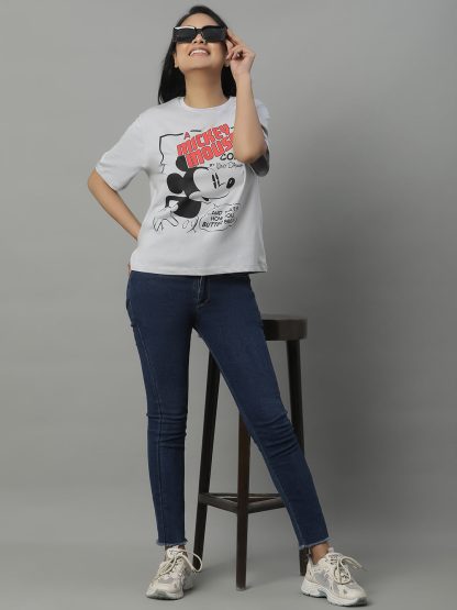 Mickey & Friends Relaxed Fit Tshirt For Women - Image 5