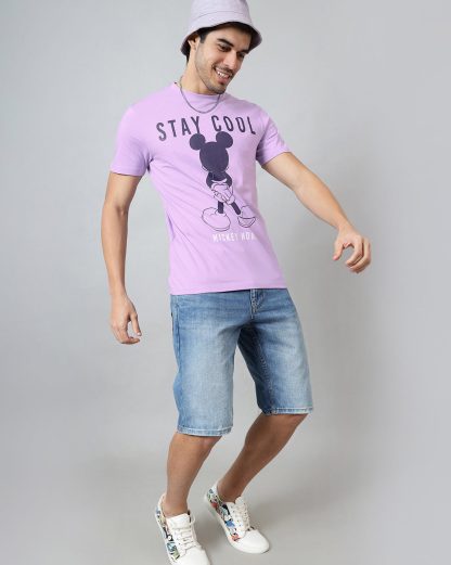 Mickey & Friends Printed Regular Fit Tshirt For Men - Image 4