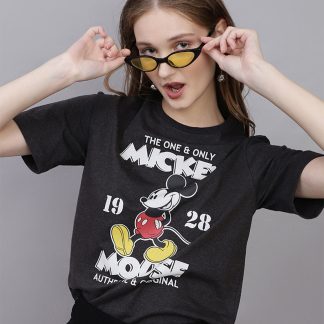Mickey & Friends Printed Regular Fit Tshirt For Women