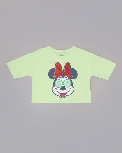 Mickey & Friends Printed Boxy Fit Tshirt For Women - Image 5