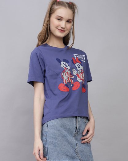 Mickey & Friends Printed Regular Fit Tshirt For Women - Image 2