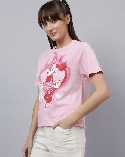 Mickey & Friends Printed Regular Fit Tshirt For Women - Image 2