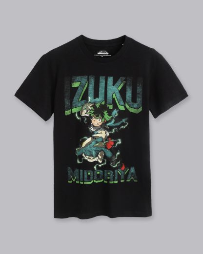 My Hero Academia Black Graphic Printed Tshirt Men - Image 6