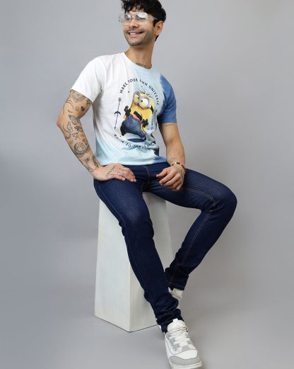 Minions Printed Regular Fit Tshirt For Men - Image 4