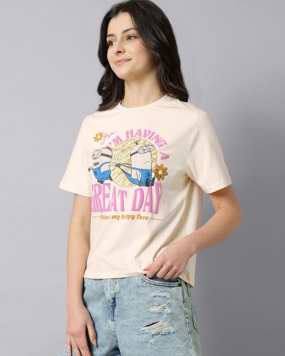 Minions Regular Fit Tshirt Women - Image 2