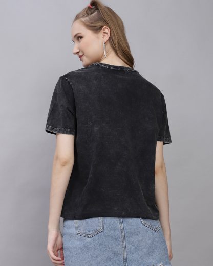 Minions Printed Regular Fit Tshirt For Women - Image 3