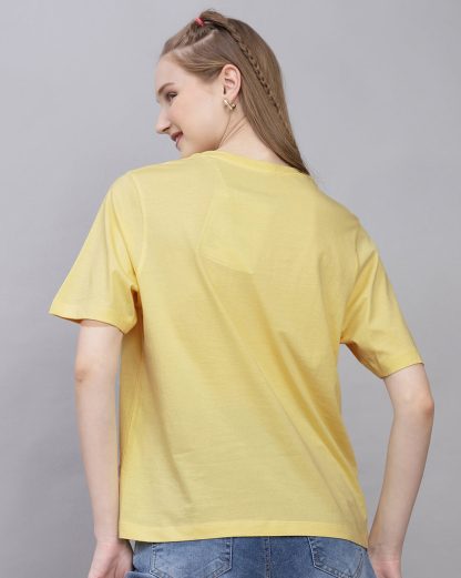 Minions Printed Regular Fit Tshirt For Women - Image 4