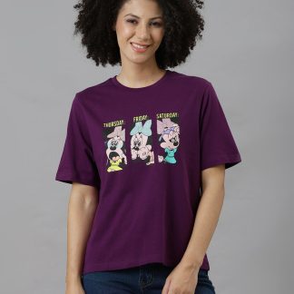 Minnie Mouse Regular Fit Tshirt Women