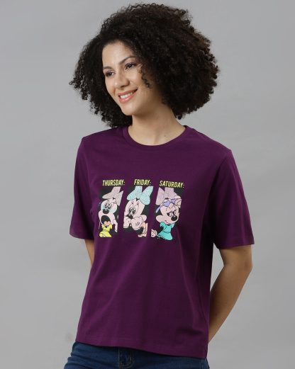 Minnie Mouse Regular Fit Tshirt Women - Image 2