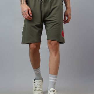Naruto Printed Regular Fit Shorts For Men