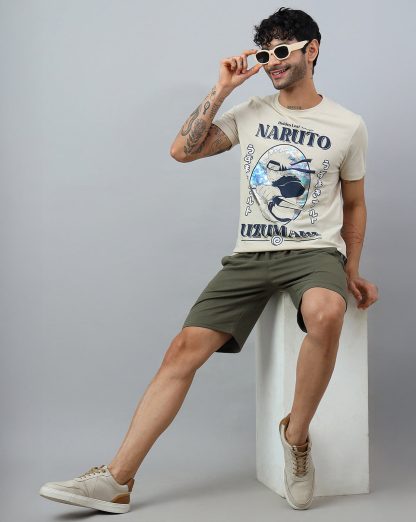Naruto Printed Regular Fit Tshirt For Men - Image 4