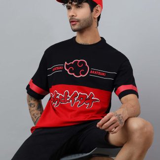 Naruto Printed Oversized Tshirt For Men