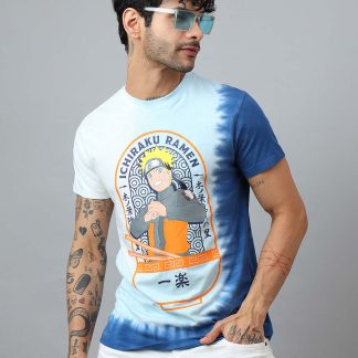 Naruto Printed Regular Fit Tshirt For Men