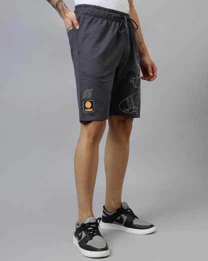 Naruto Printed Regular Fit Shorts For Men - Image 3