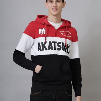 Naruto Printed Regular Fit Hoodie For Men
