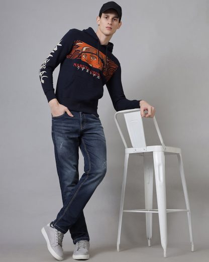 Naruto Printed Regular Fit Hoodie For Men - Image 5
