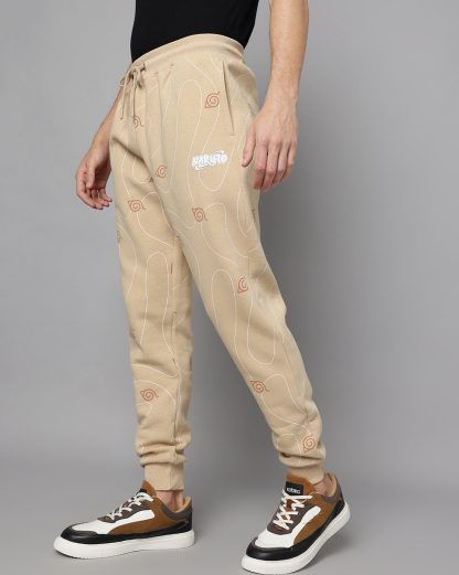Naruto Beige Regular Fit Jogger Men - Image 2