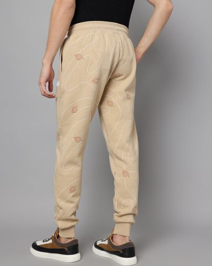 Naruto Beige Regular Fit Jogger Men - Image 3