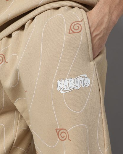 Naruto Beige Regular Fit Jogger Men - Image 5