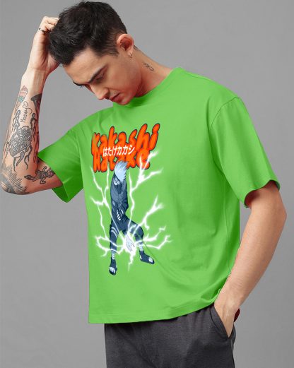 Naruto Kakashi Hatake Oversized Tshirt Men - Image 3
