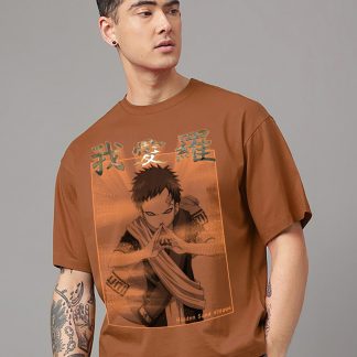 Naruto Sunagakure Oversized Tshirt Men