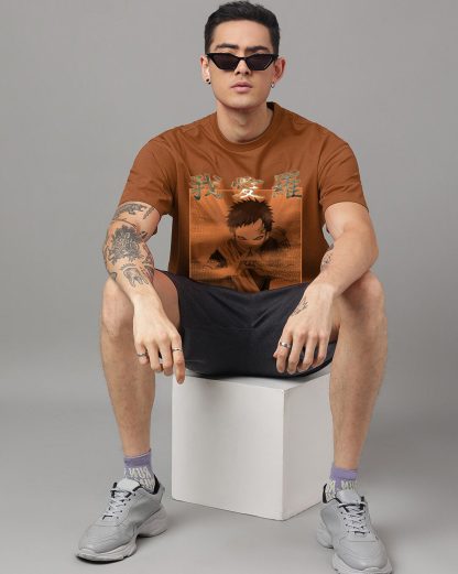 Naruto Sunagakure Oversized Tshirt Men - Image 5