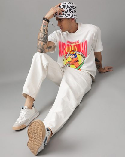 Naruto Hidden Leaf Village Oversized Tshirt Men - Image 5