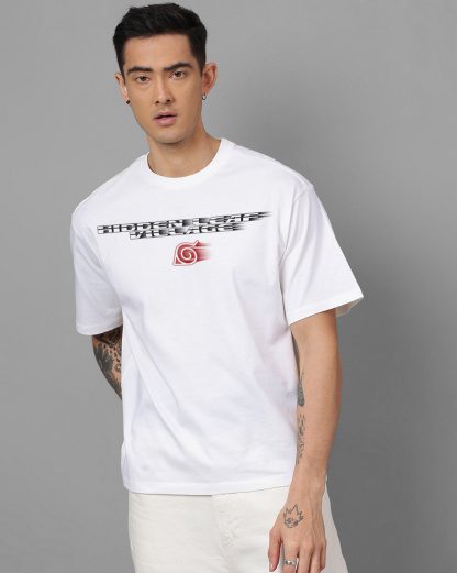 Naruto White Oversized Tshirt Men - Image 3