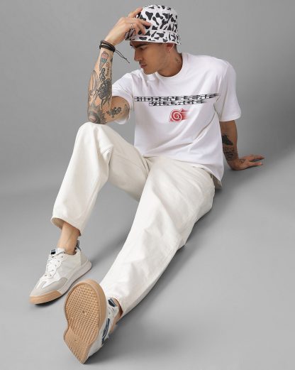 Naruto White Oversized Tshirt Men - Image 5