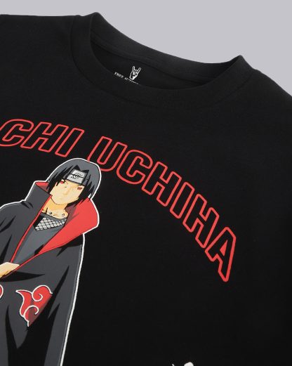 Itachi Uchiha Naruto Black Tshirt Men - Image 2