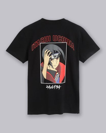 Itachi Uchiha Naruto Black Tshirt Men - Image 7