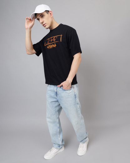 Naruto Black Oversized Tshirt Men - Image 5