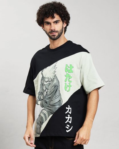 Naruto Kakashi Oversized Tshirt Men - Image 2