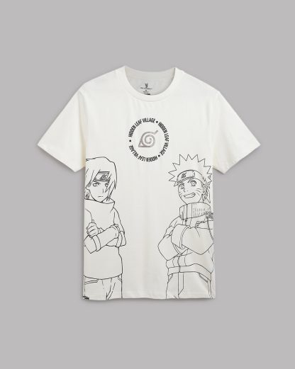 Naruto Off White Regular Fit Tshirt Men - Image 6