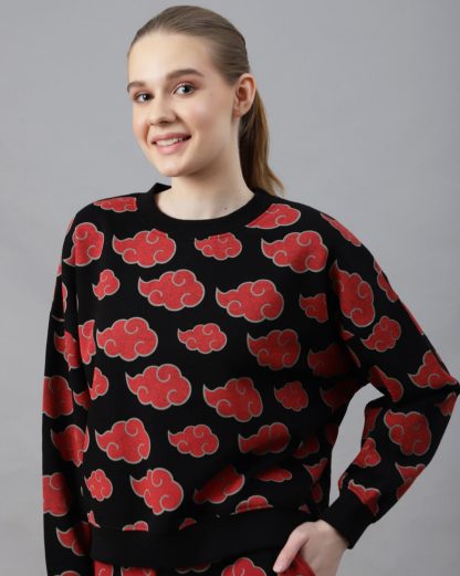 Naruto Akatsuki Oversized Sweatshirt Women - Image 2